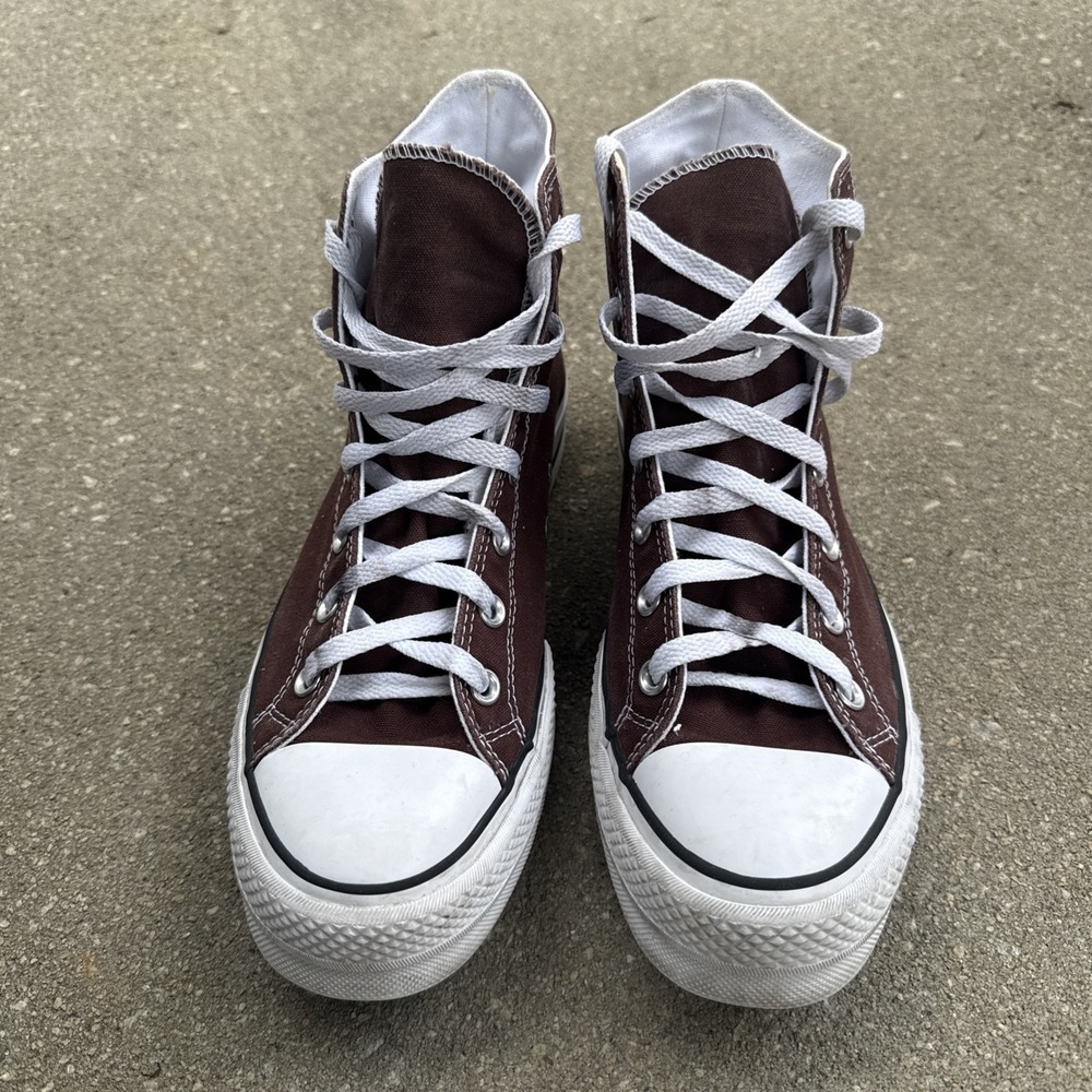 Converse Chuck 70 High Top Sneakers Unisex  Men's 9 Dark Brown Lace Up 171209C